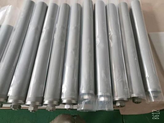 Titanium Sintered Filter Cartridge Untuk Industri Farmasi Makanan Minuman